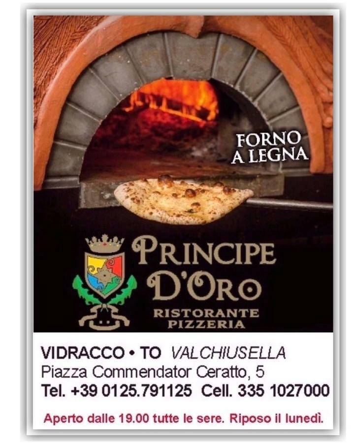 Ristorante Pizzeria Principe D'Oro Hotel Vidracco Ngoại thất bức ảnh